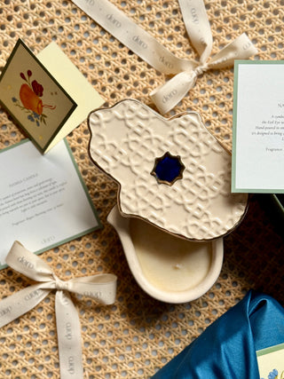 Hamsa Candle